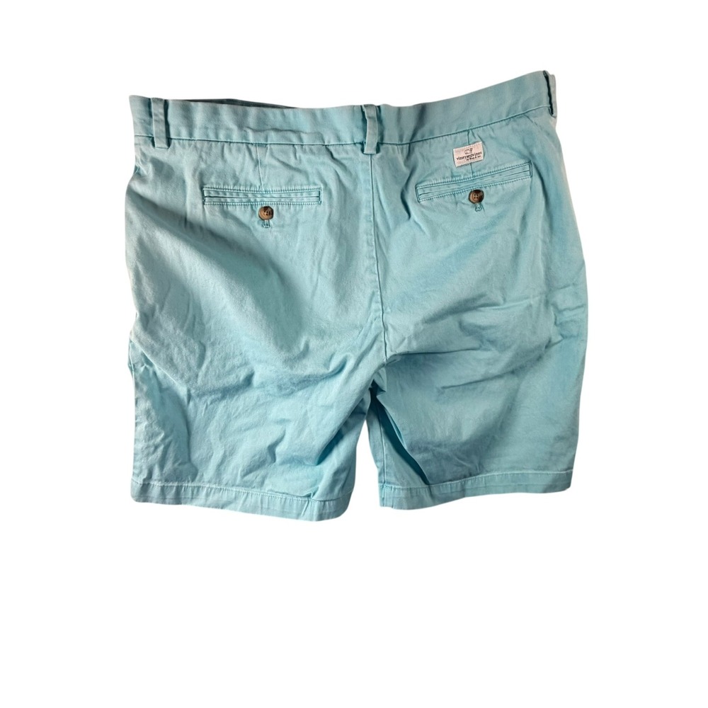 Vineyard Vines Breaker Shorts Mens 38 Turquoise Blue Good Stretch 1H0462 - Picture 2 of 9